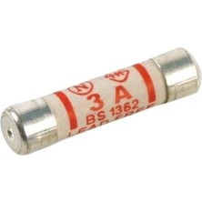 Voltaj BS1362 3A 6X25MM Seramik Sigorta