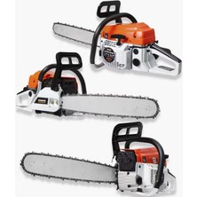 Mager Çift Egzoz Benzinli Testere Bıçkı Ağaç Kesme Motoru 52CC