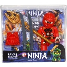 Sıfır312 Ninja Figür / Ninja Samuray Oyun Figür / Ninja Samuray Oyun Figür / Kırmızı