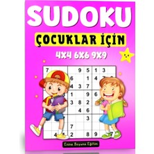 Enine Boyuna Eğitim Çocuklar Için Sudoku Kitabı (Pembe Serisi)
