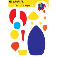 Enine Boyuna Eğitim Okul Öncesi En Süper Kes-Yapıştır Kitabı