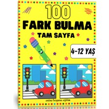 Enine Boyuna Eğitim 100 Fark Bulma (Fark Bulma Kitabı)