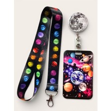 Gezegenler Boyun Askısı Yoyo ve Dik Kartlık Set