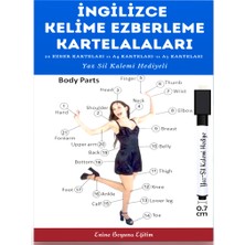 Enine Boyuna Eğitim Ingilizce Kelime Ezberleme Kartelaları (22 Kartela)