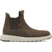 Hey Dude Haki Koyu Deri Hey Dude Branson Boot Craft Erkek Ayakkabı 35HD40187 35HD40187