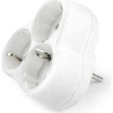 Viko Topraklı plus Üçlü Yonca Priz Beyaz 90303000