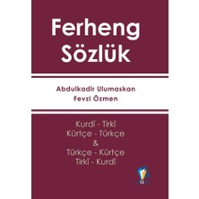 Dara Yayınları Ferhenga Kurdi - Kürtçe Sözlük (Kurdî - Tirkî & Türkçe - Kürtçe)