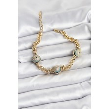 Clariss Xuping Vıp Nazarlı Gold Renk Bileklik