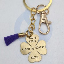 Numberrings Bolluk & Bereket Sayılı Yonca Anahtarlık