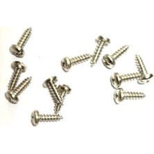 Argesco Mühendislik Klips, Menteşe, Ayak, Ysb Sac Vidası - 2,9x9,5mm Nikel, 1000 Adet