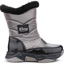 Kız Çocuk Su Geçirmez Kaydırmaz Kar Botu