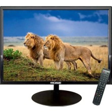 Rose Tv & Monitör 19"inch Sesli Kumandalı + Uydu Alıcısı + Askı Aparatı