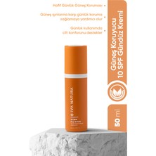 Iva Natura Organik 10 SPF Gündüz Kremi Şehir Yaşamına Uyumlu – Hafif Koruyucu Bakım – 50 ml