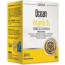 Orzax Ocean Vitamin D3 1000 Iu Damla 50ml