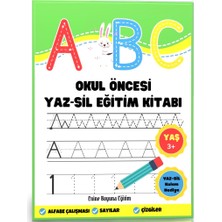 Enine Boyuna Eğitim Okul Öncesi Yaz-Sil Eğitim Kitabı