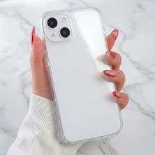 Fibaks Apple iPhone 14 Plus Kılıf Şeffaf Renksiz Esnek Silikon Kapak