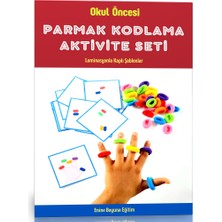Enine Boyuna Eğitim Okul Öncesi Parmak Aktivite Seti (Parmak Kodlama)