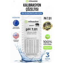 Milwaukee M10007B Ph 7.01 Kalibrasyon Çözeltisi (20 Ml) – Tek Kullanımlık Ph Tamponu