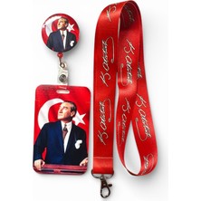 Atam Askısı Boyun Askısı Yoyo ve Dik Kartlık Set