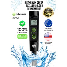 Milwaukee EC60 Dijital Iletkenlik ve Tuzluluk Metre – Ec / Tds Kombine Metre