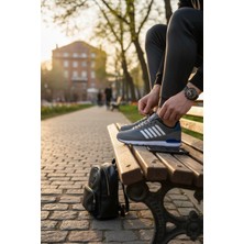 Enoch Erkek Spor ve Yürüyüş Ayakkabısı Tam Ortopedik Tabanlı Klasik Şeritli Günlük Rahat Kalıp