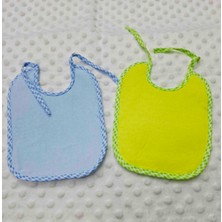 Berkaysun Tekstilden Bebekler Için Mama Önlüğü 17x22cm yenidoğan 2 adet