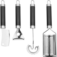 Birpa Icon Black Sılver 4'lü Kombine Set                 (718+724+730+751 )