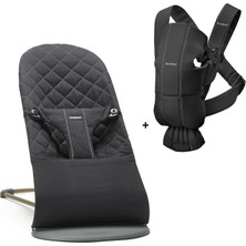Babybjörn 2'li Set Bliss Ana Kucağı & Kanguru Mini Woven Black