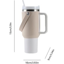 Besify Quencher 40 Oz Pipetli Termos Çantası Termos Kılıfı Silikon Kaydırmaz Kılıf Çanta Termos Aksesuar
