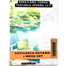 Enine Boyuna Eğitim Sayılarla Boyama Süper Set (Rahatlama Zamanı)