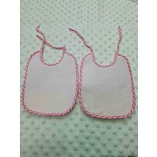 Berkaysun Tekstilden Bebekler Için Mama Önlüğü 17x22cm yenidoğan 2 adet