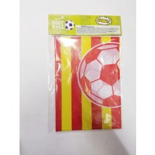 Partyy Bag Galatasaray Temalı Baskılı 120X180 Plastik Doğum Günü Parti Masa Örtüsü