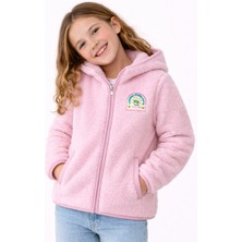 Coredra Çocuk Peluş Kapüşonlu Ceket - C611