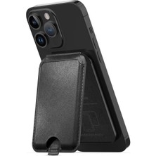 Hype Store X-Level Magsafe Ile Uyumlu Deri Kartlık, Iphone 12/13/14/15/16 Modelleri ile Uyumlu, 5 Kart Kapasite