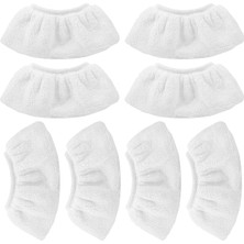 Hype Store Keepow 8 Mikrofiber Kapak Seti Buharlı Temizleyici Aksesuarları Için Uyumlu Easyfix Sc 2, Sc 3, Sc 4