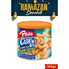 Paşa Kuruyemiş Kavrulmuş Kaju 150 gr Teneke Kutu (Tuzlu Kaju Fıstığı)