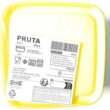 Hype Store Pruta Saklama Kabı, Sarı 3 Lü Set