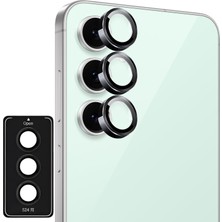 Hype Store Rongep Samsung Galaxy S24 Fe Için Kolay Kurulum Aparatlı Kamera Lens Koruyucu 9h Temperli Cam Hd Gör