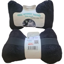 Hype Store Kemik Boyun Yastık 2'li Siyah