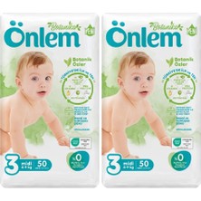 Hype Store Önlem Botanika Bebek Bezi Ikili Paket 50 Adet