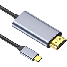 Hype Store Kyrotech Type-C To HDMI Kablosu 4K 2m, Usb-C Erkek – HDMI Erkek, Thunderbolt 3/4 Uyumlu, Surface Pro