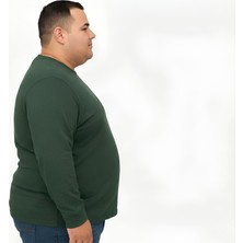 Sngl Erkek Büyük Beden Oversize Uzun Kollu T-Shirt 3xl 4xl 5xl 6xl 7xl 8xl 9xl