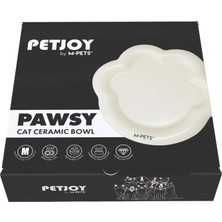 Hype Store M-Pets Pawsy Seramik Mama Kabı White 175ML