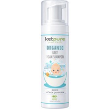 Ketpure Organik Bebek Köpük Şampuan –  Yenidoğandan İtibaren | Saç Ve Vücut İçin – 200 ml
