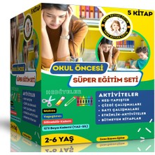 Okul Öncesi Süper Eğitim Seti (5 Süper Kitap)