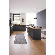 T Designo Tdesigno Stella Mutfak Adası Alt Modül 150 cm Antrasit - AtlantikÇam Tezgah Dahil