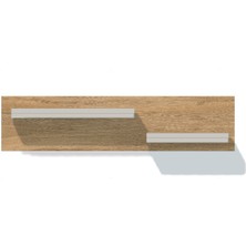 Arthubo Duvara Monte Askılı Raf – Anahtarlıklı, Dekoratif Duvar Rafı, Modern Ahşap Görünümlü Organizer