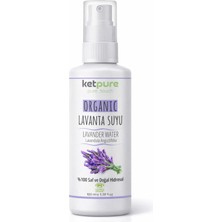Ketpure Organik Lavanta Suyu (Lavanta Hidrosolü) 100 ml – %100 Saf ve Doğal, Günlük Bakım İçin