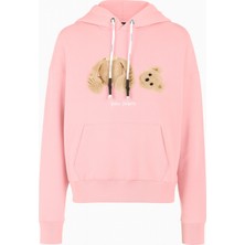 Bellanova “3 Iplik Kapüşonlu Kanguru Cepli, Peluş Ayı Kesik Baskılı Modern Rahat Hoodie”