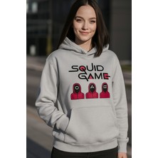 Bellanova Unisex Kapüşonlu 3 Iplik Şardonlu Kanguru Cepli Oyuncu Maskeli Baskılı Hoodie